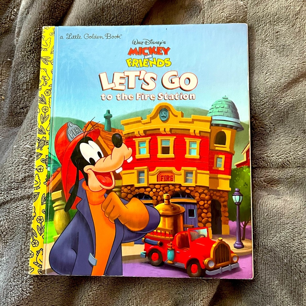 Mickey and friends let’s go to the fire station book